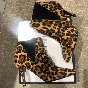 Brand new leopard booties